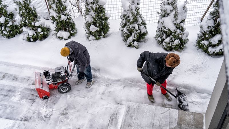 Déneigement manuel